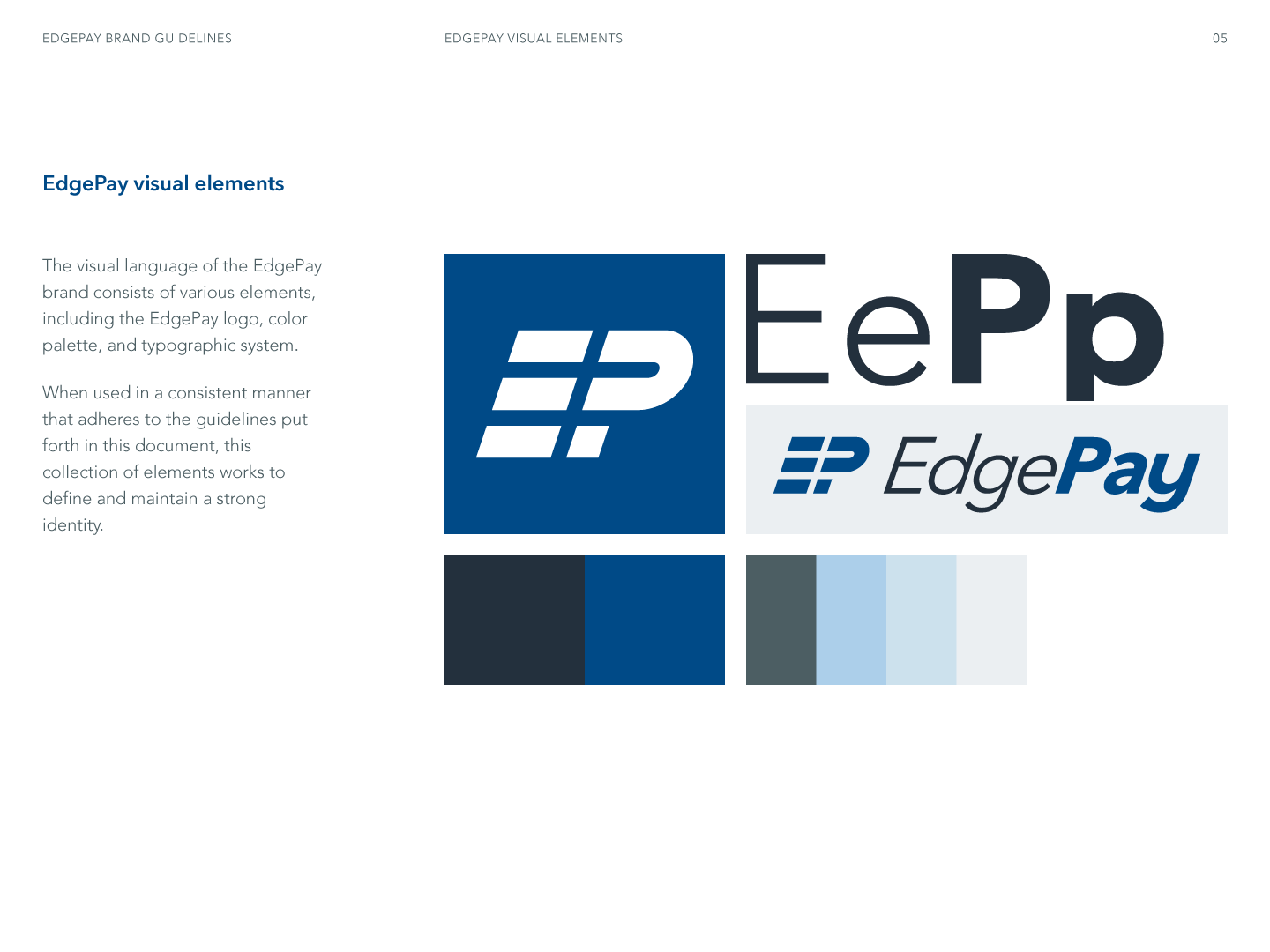 EdgePay Brand Palette