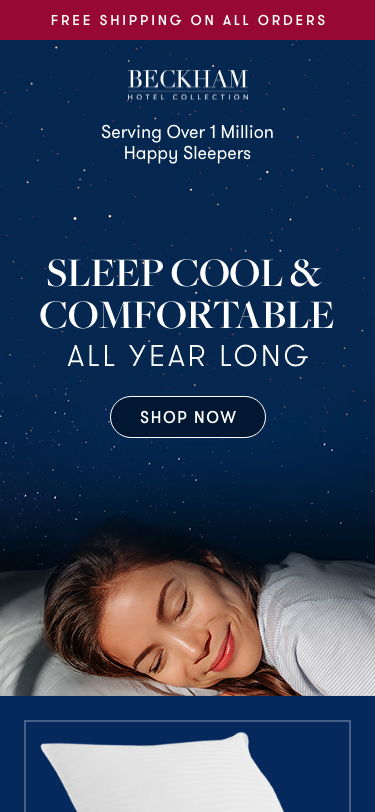 Mobile Landing Page - Gel Pillow