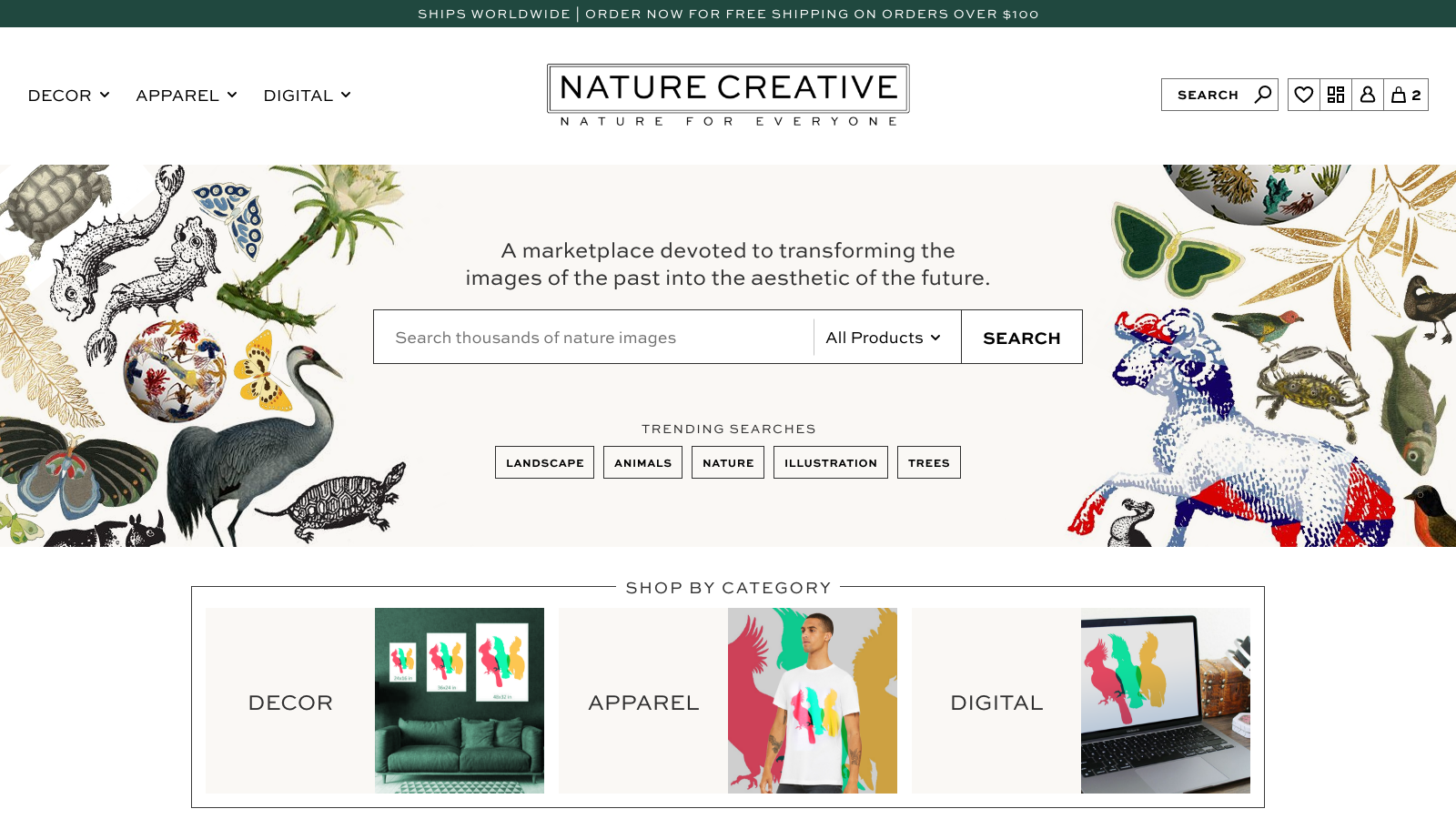 Nature Creative - Home Page