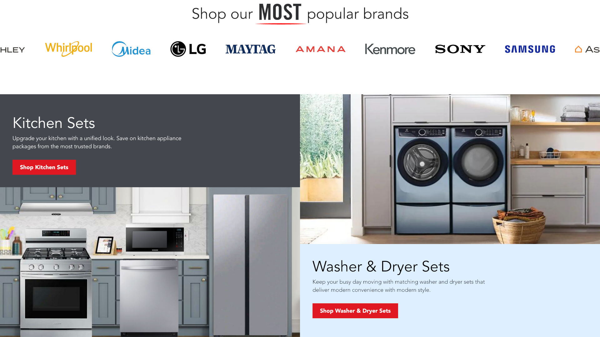 Berríos UI - Home Page - Brand Carousel & Additional Promo Cards