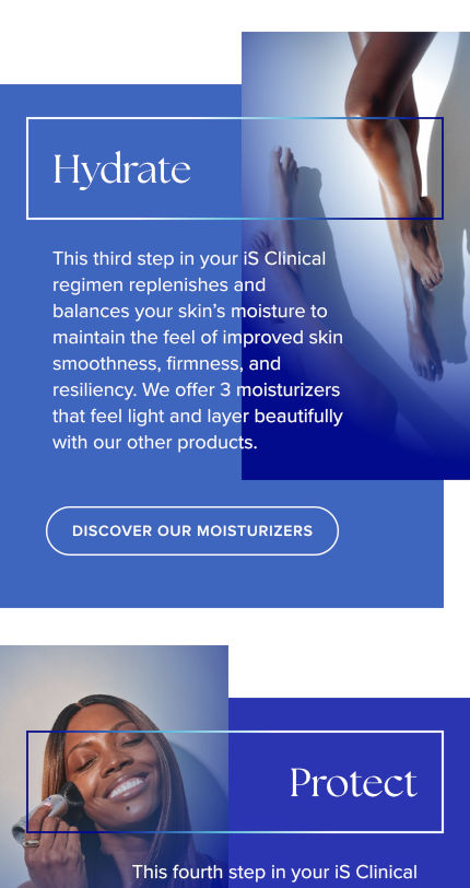 iS Clinical - Mobile First Redesign - Home Page Detail