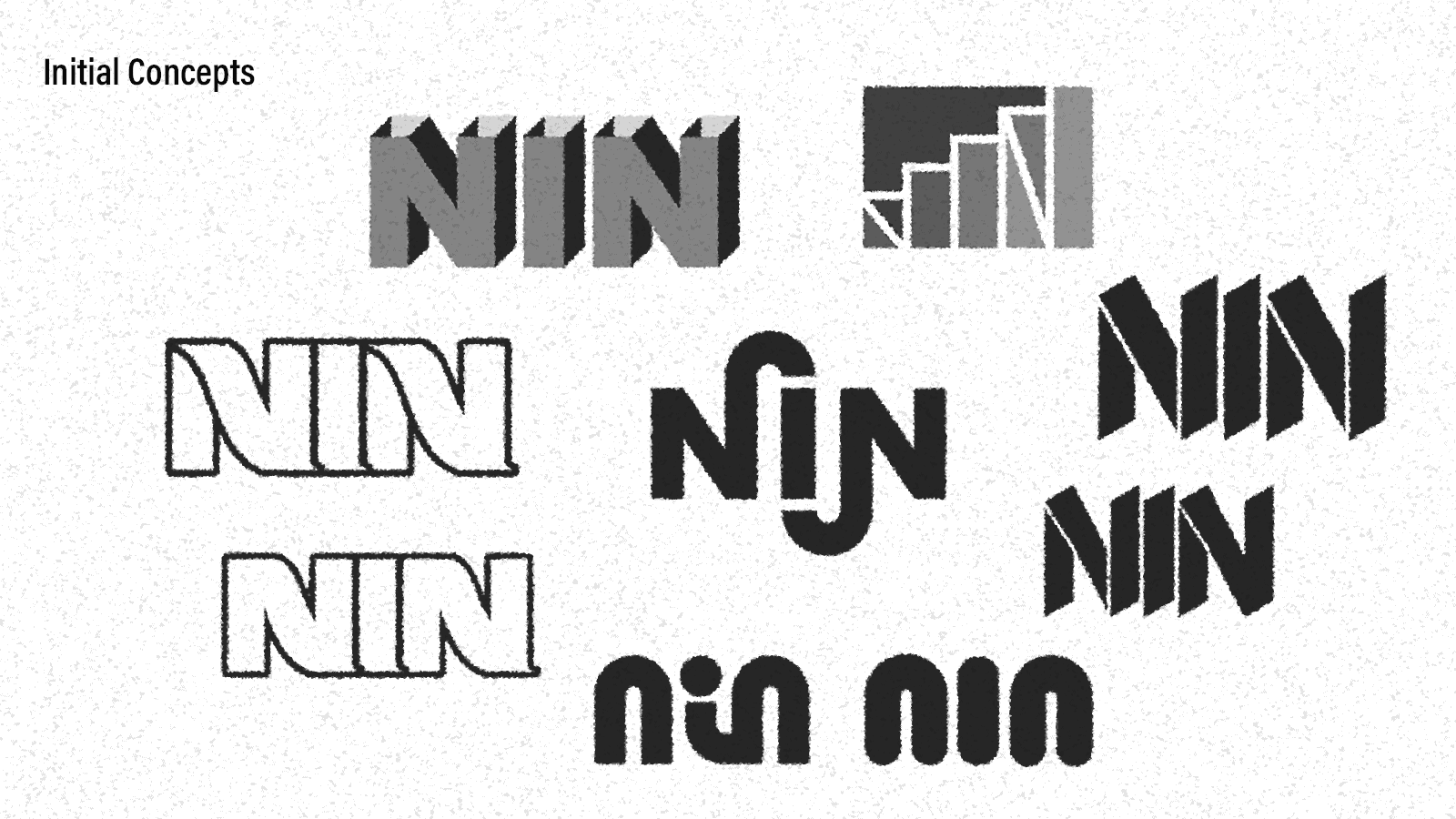 The NIN Logo Concept Exploration